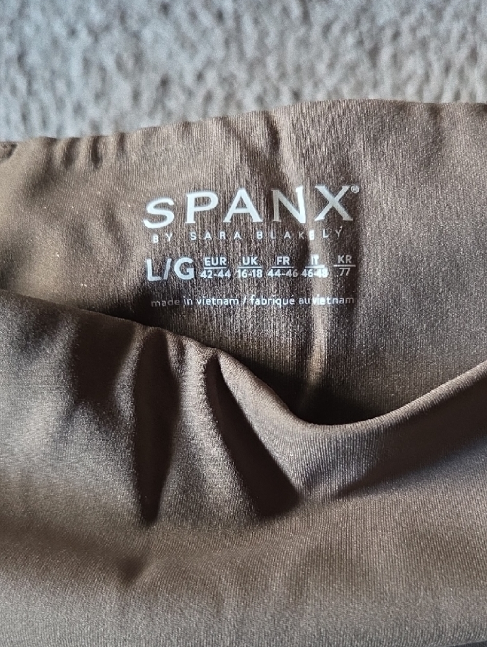SPANX Brown High-Waist Leggings - Picture 2 of 3